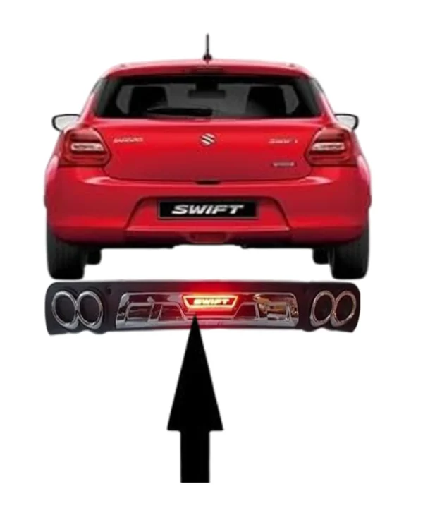 Maruti Swift rear bumper diffuser