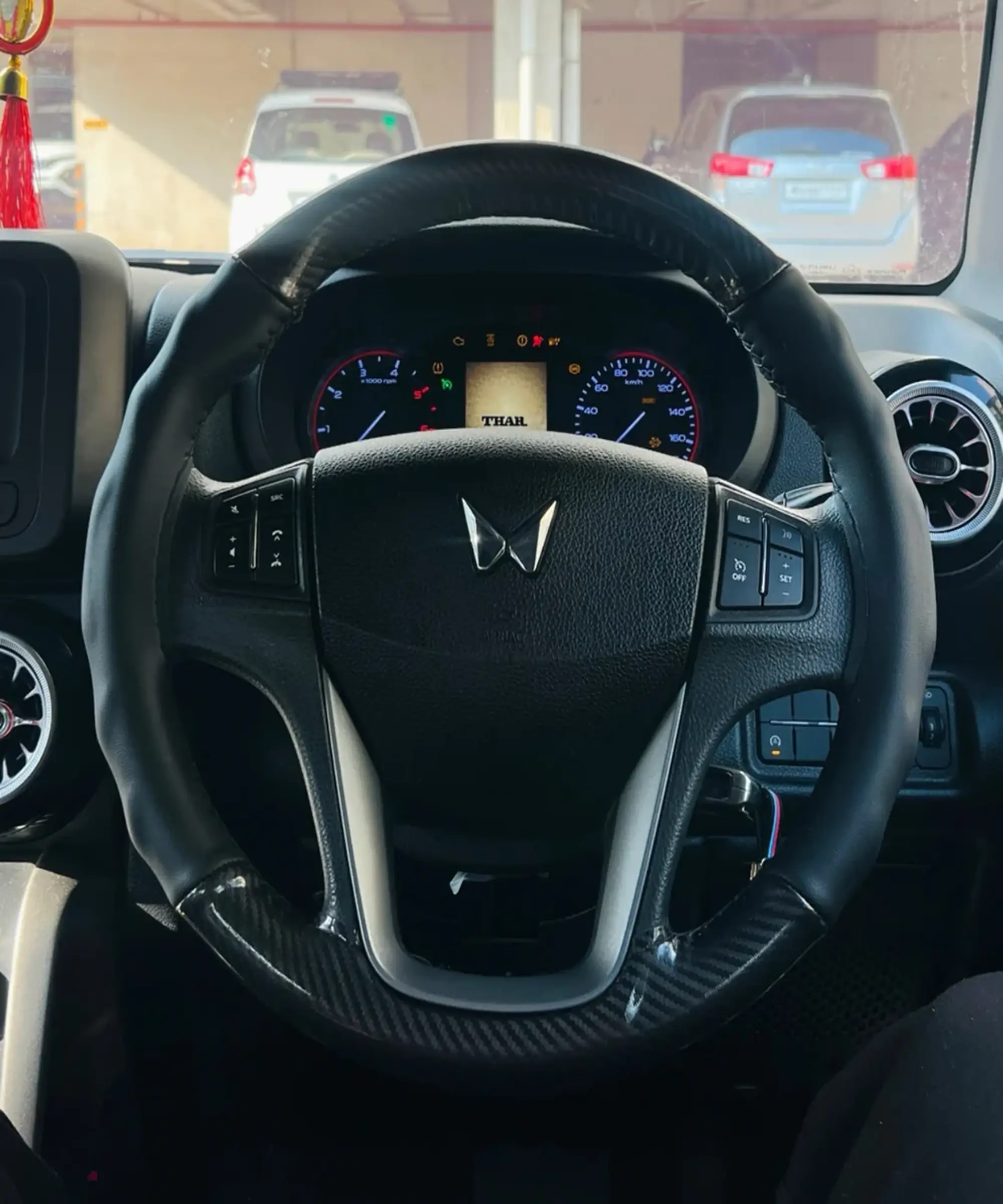 Universal Carbon Fiber Steering Cover Universal Carbon Fiber Steering Cover