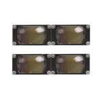 HJG Waymaker V4 3-LED Dual Color LED with Red Devil Eye