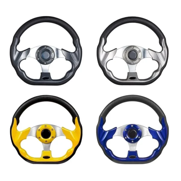 MOMO 12 Inch D-Shaped Universal Steering Wheel