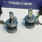 EXC6H4W 36W H4 LED Headlight 3800LM Driving Headlamp Conversion Kit 6000K High/Low Bright Beam Chip IP67 Fog Light for SUVs Trucks Sedans Motorcycles (White, 2Pcs)